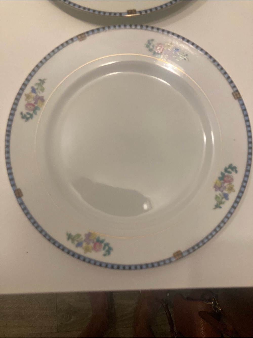 10 Sheridan Noritake Plates 4 salad plates and 6 bread plates